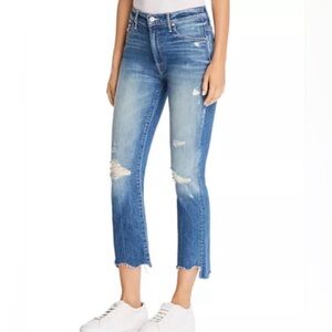 Mother Insider Crop Step Chew Jeans- Better When it’s Wrong